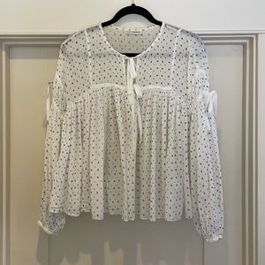 Ulla Johnson White Cotton Top